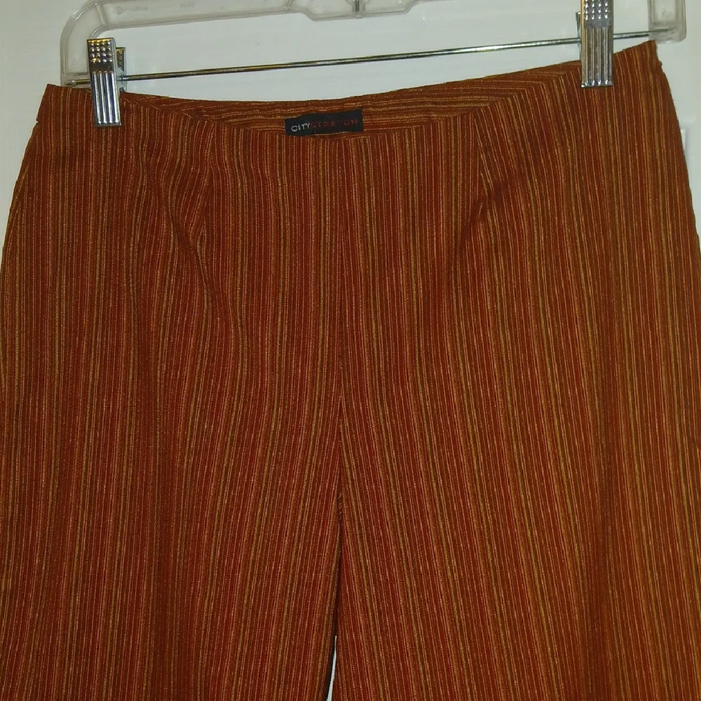 New York and Company Men's Brown Striped Pants